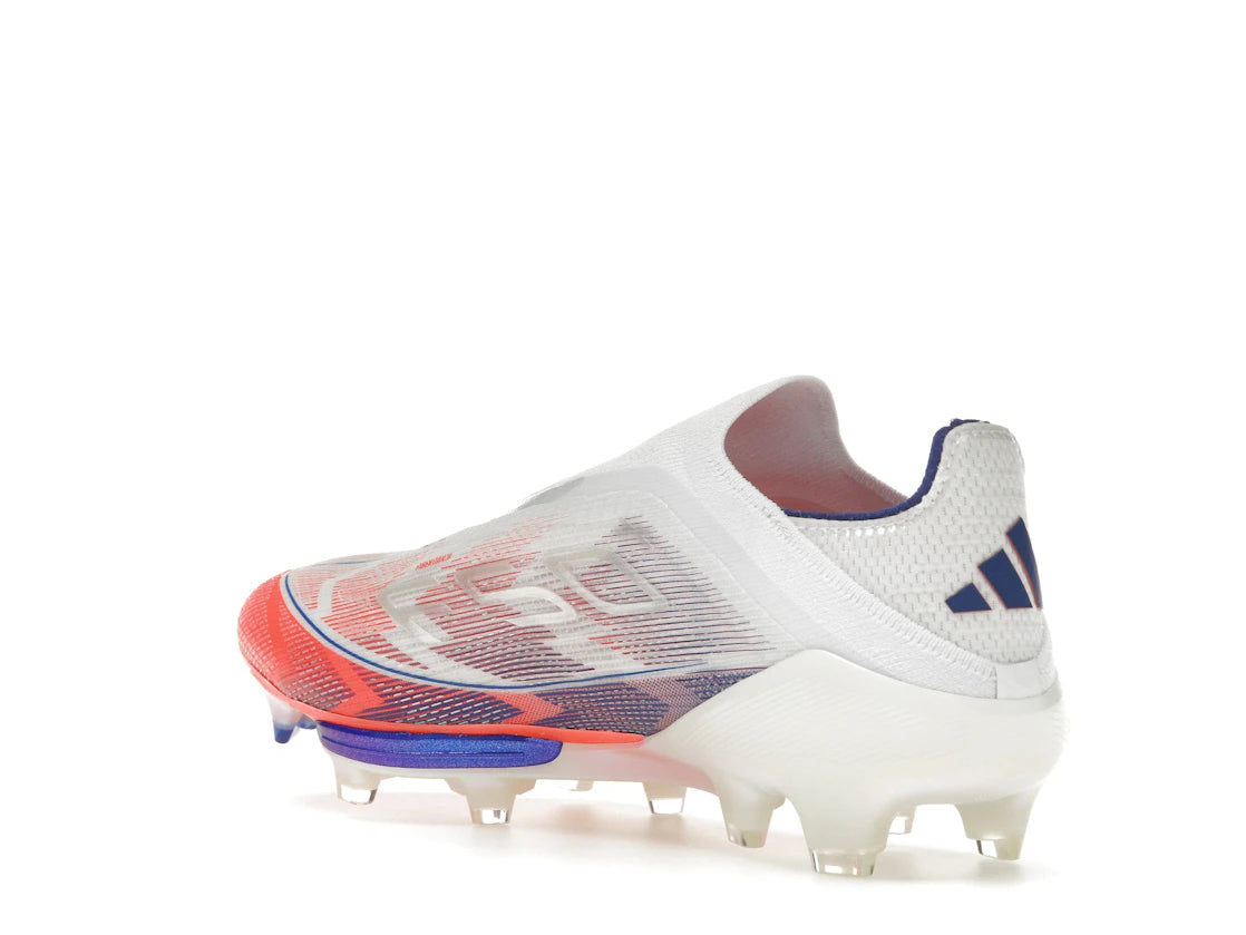 adidas F50+ Elite Laceless FG Cloud White Solar Red - vue secondaire B