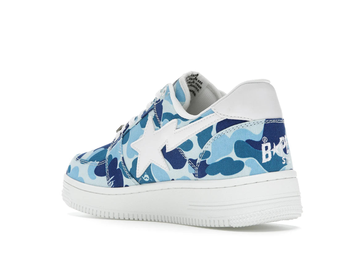 A Bathing Ape Bape Sta Low ABC Camo 20th Anniversary Blue - vue secondaire B