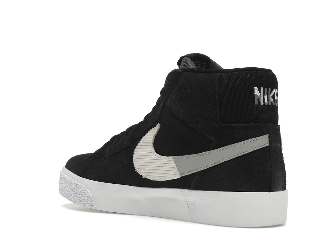 Nike Blazer Mid Mosaic Black Grey - vue secondaire B