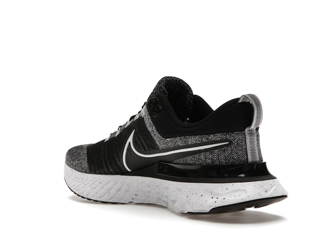 Nike React Infinity Run Flyknit 2 White Black - vue secondaire B
