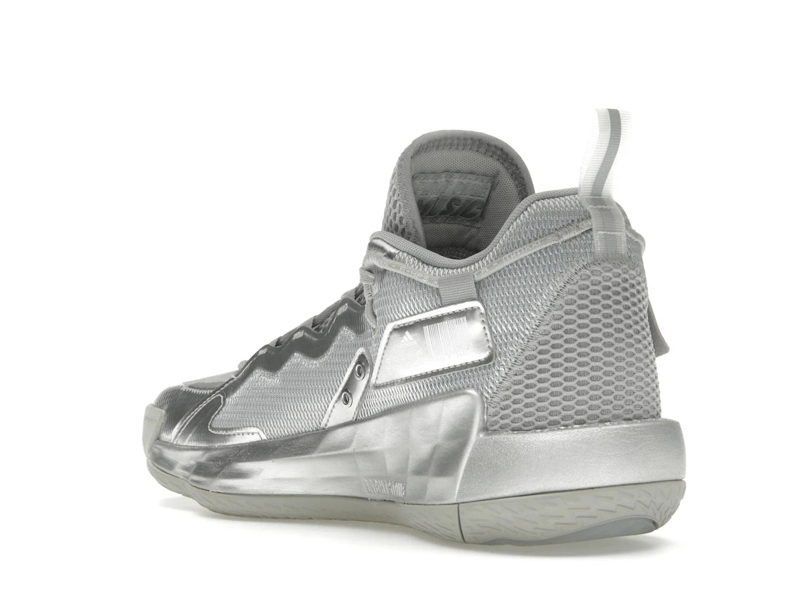adidas Dame 7 EXTPLY Silver Metallic - vue secondaire B