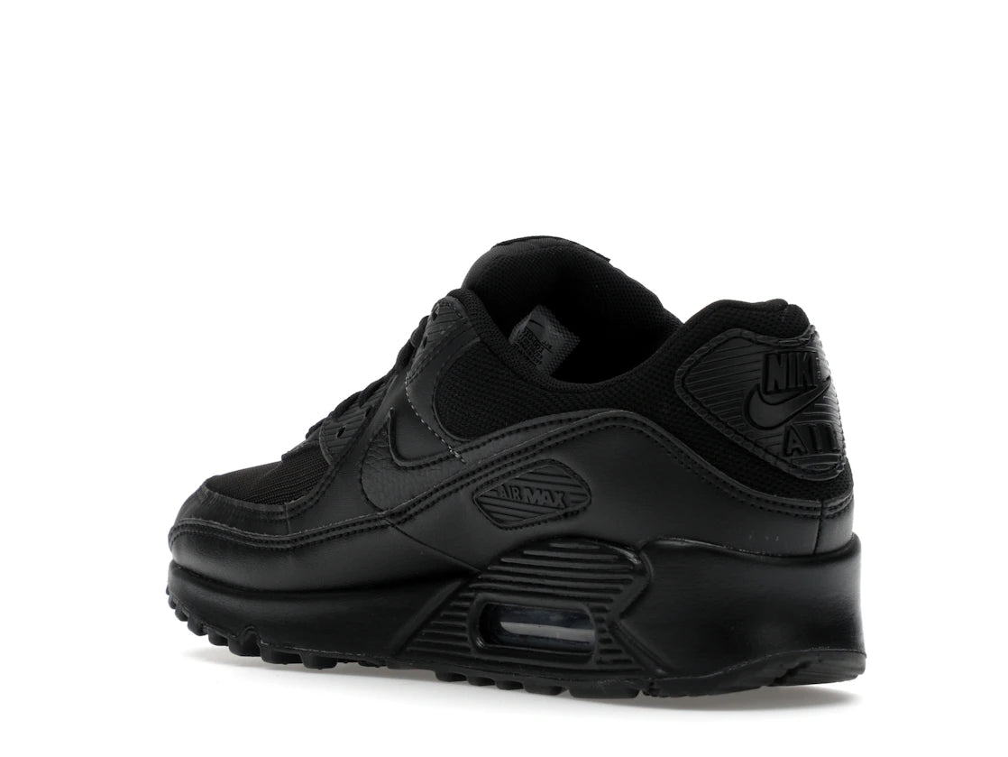 Nike Air Max 90 Triple Black (Women's) - vue secondaire B