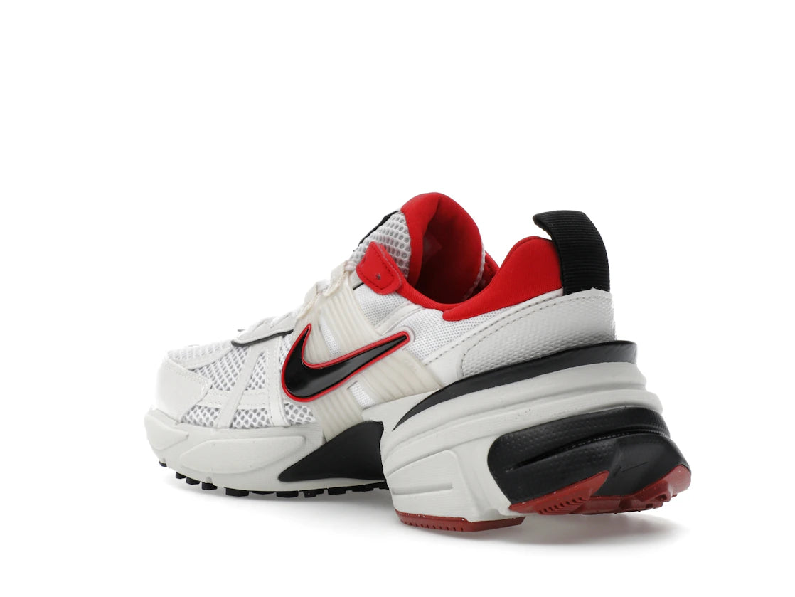 Nike V2K Run Metallic White University Red - vue secondaire B