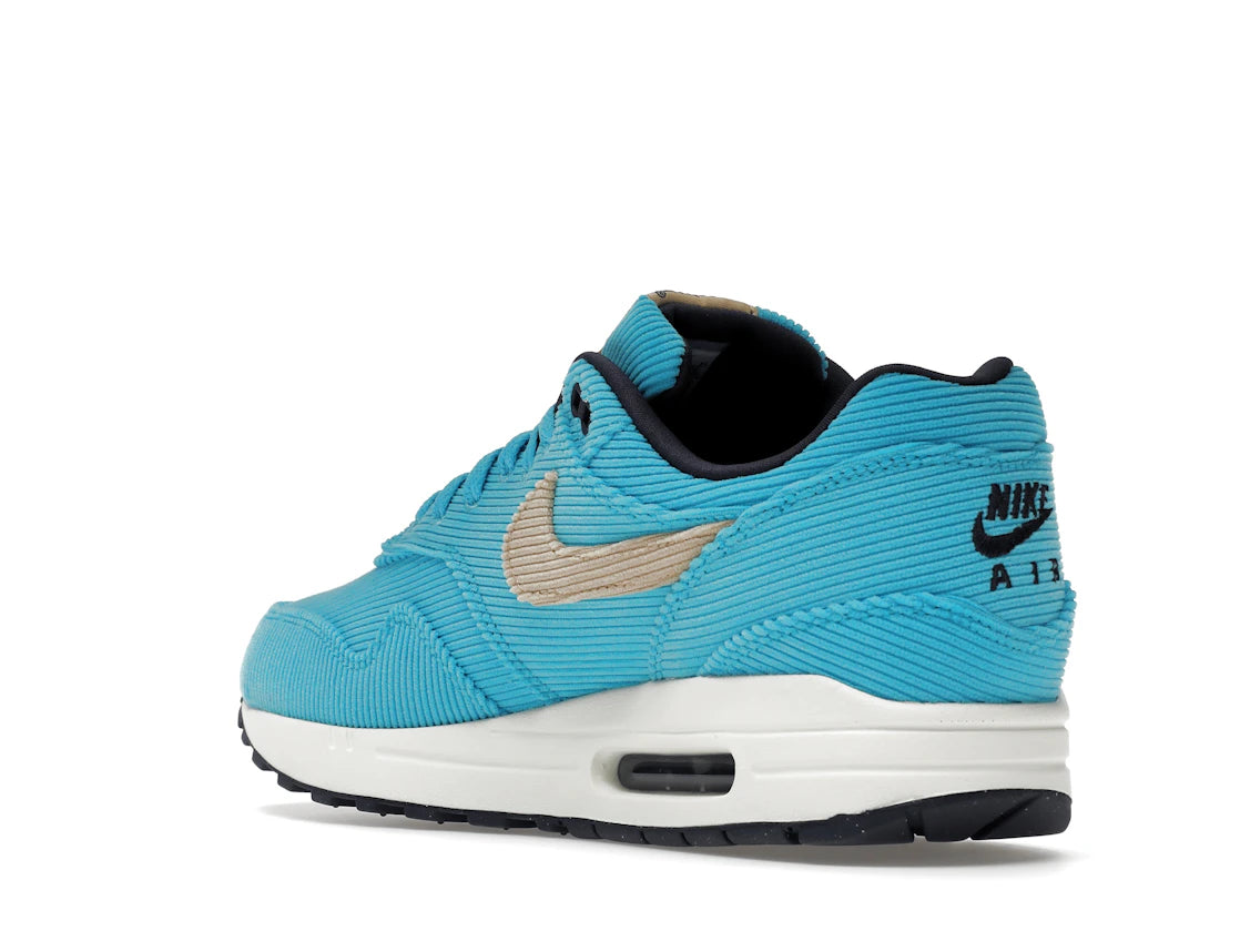 Nike Air Max 1 Corduroy Baltic Blue - vue secondaire B