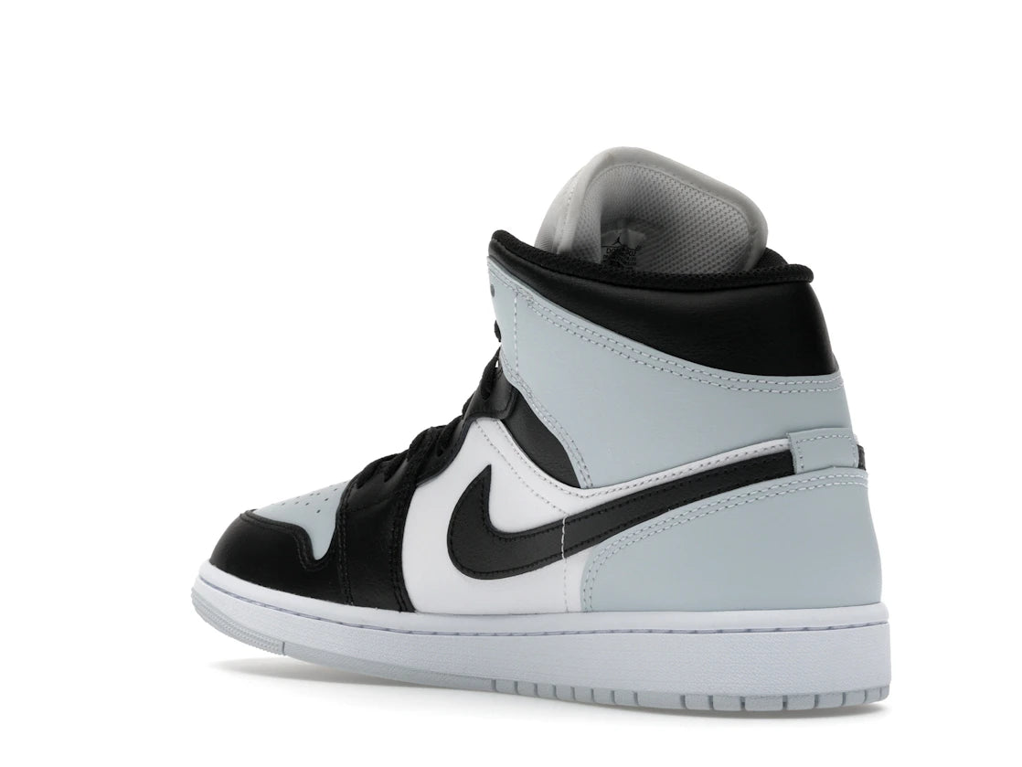 Jordan 1 Mid Black Aura Squadron Blue - vue secondaire B