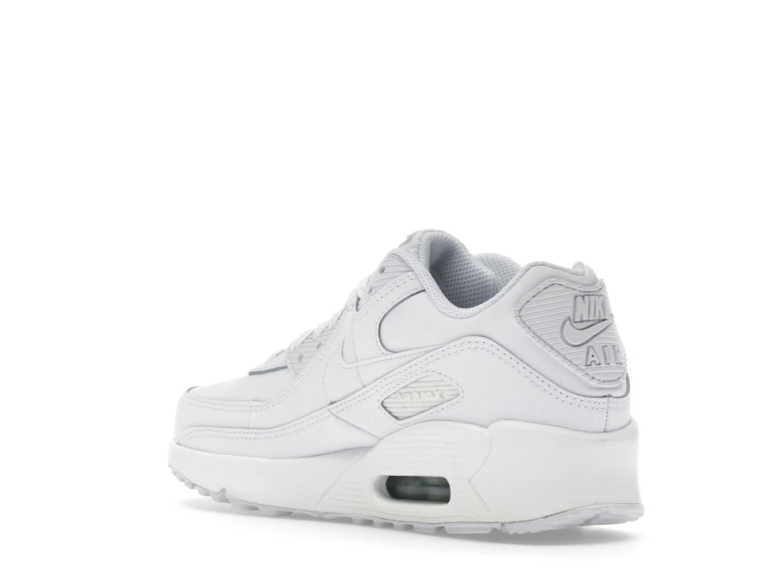 Nike Air Max 90 White Metallic Silver (GS) - vue secondaire B