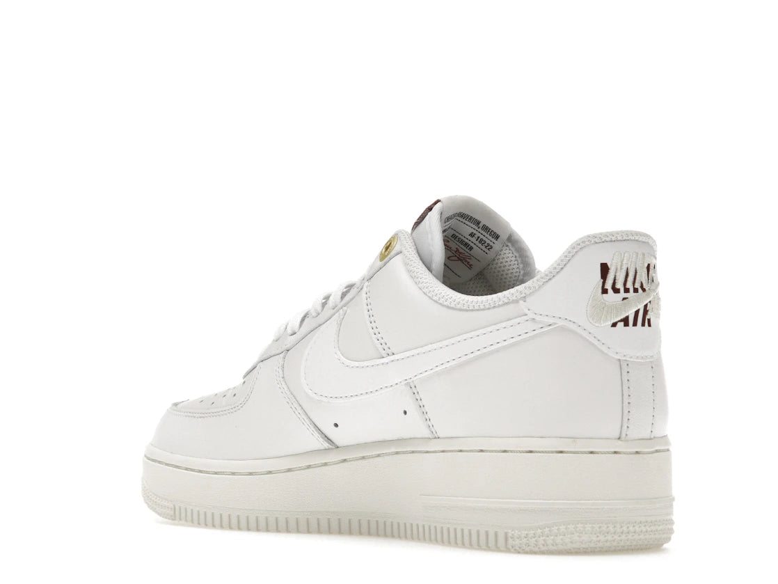 Nike Air Force 1 Low '07 Premium History Of Logos White Sail (Women's) - vue secondaire B