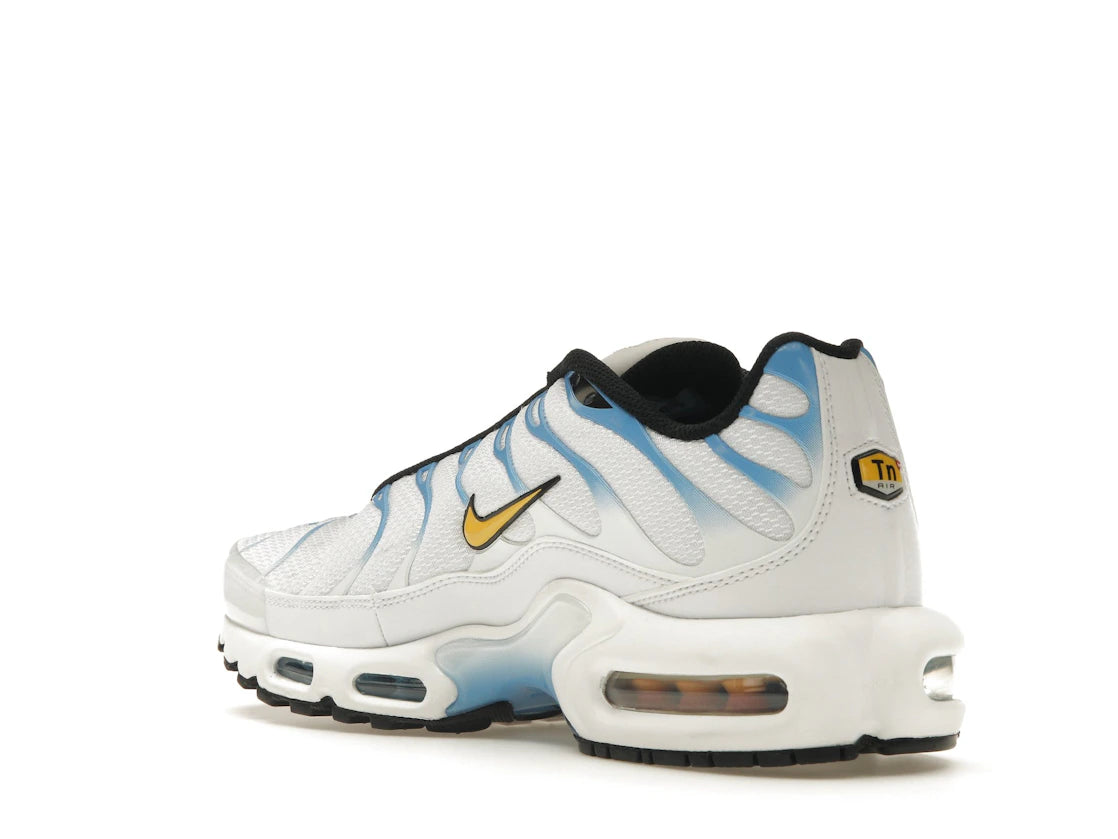 Nike Air Max Plus White University Blue Gold - vue secondaire B