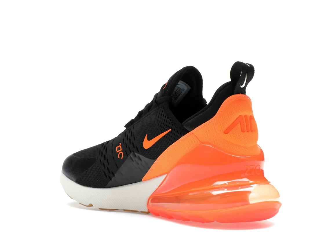 Nike Air Max 270 Black Phantom Total Orange - vue secondaire B