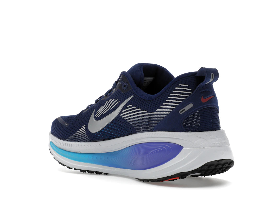 Nike Vomero 18 Blue Void Blue Lightning Bright Crimson Metallic Silver - vue secondaire B