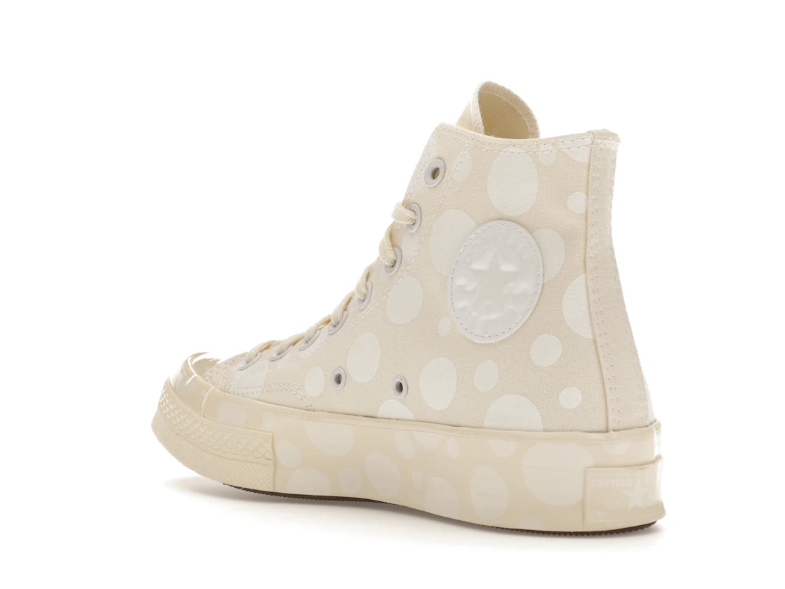 Converse Chuck Taylor All Star 70 Hi Polka Dots Egret White Egret (Women's) - vue secondaire B