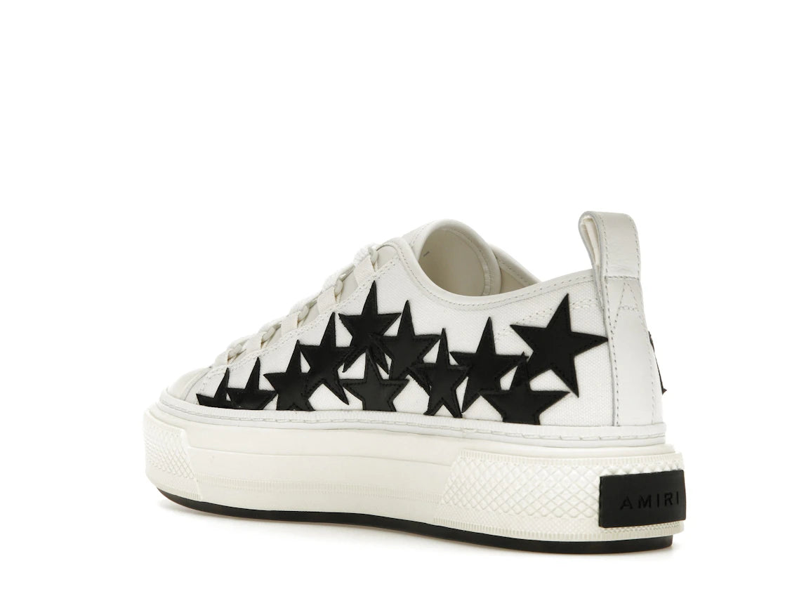 AMIRI Stars Court Low White Black - vue secondaire B