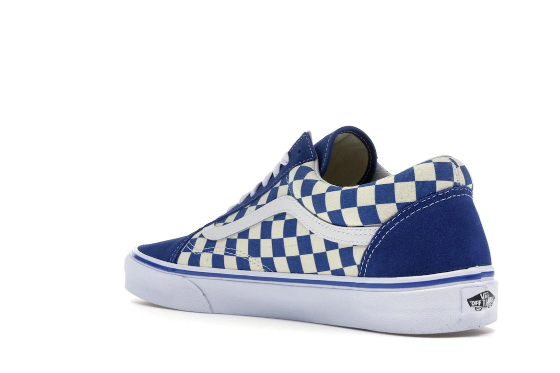 Vans Old Skool Blue Checkerboard - vue secondaire B