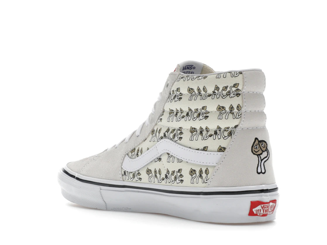Vans Skate Sk8-Hi Palace Shroom Pack Marshmallow - vue secondaire B
