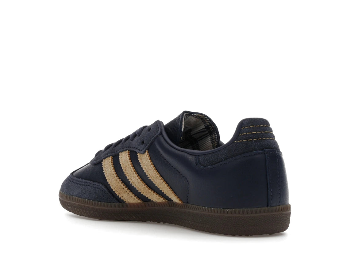 adidas Samba OG Shadow Navy Golden Beige - vue secondaire B