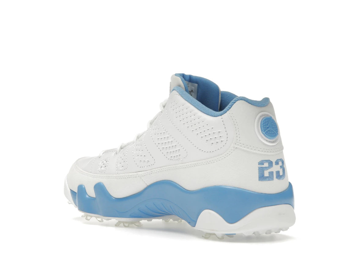 Jordan 9 Retro Low Golf White University Blue - vue secondaire B