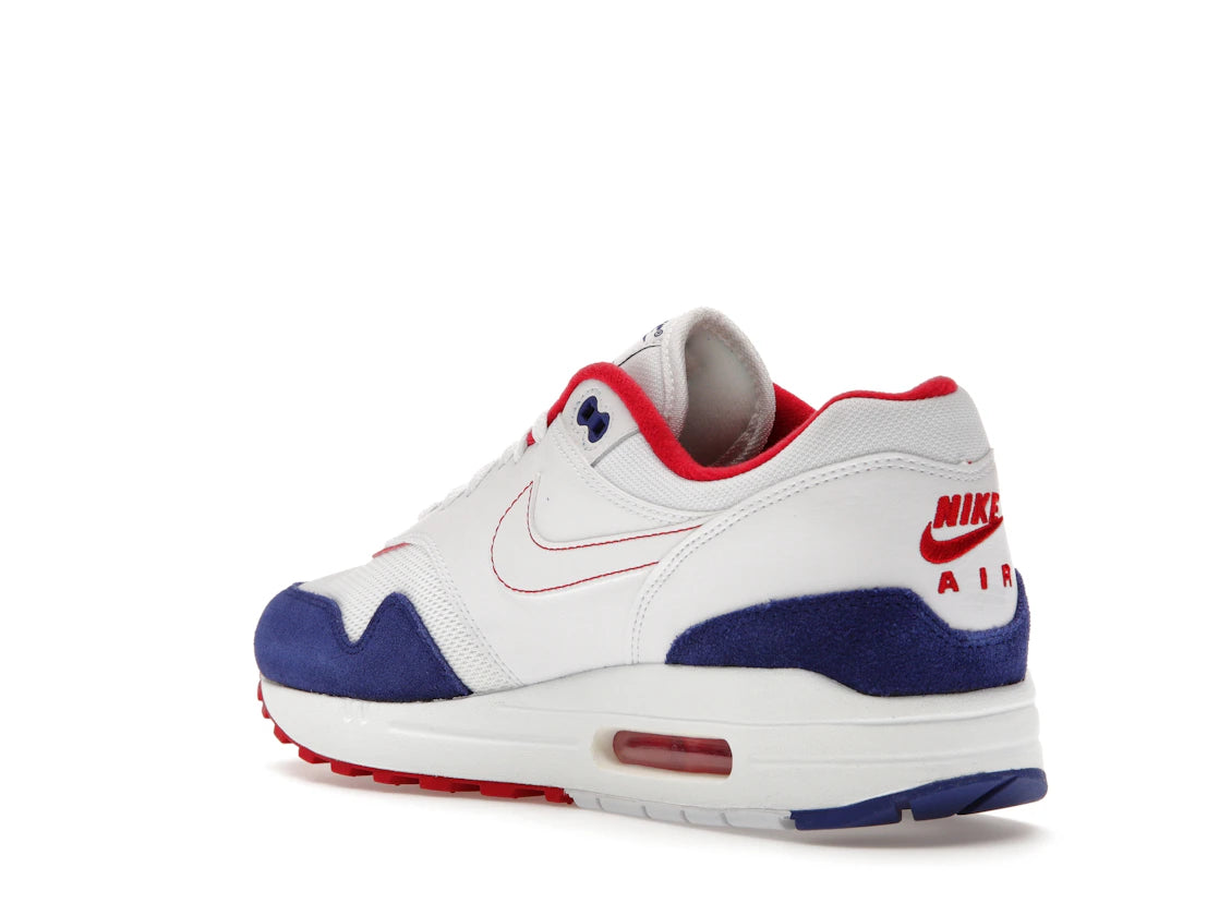 Nike Air Max 1 White Red Blue - vue secondaire B