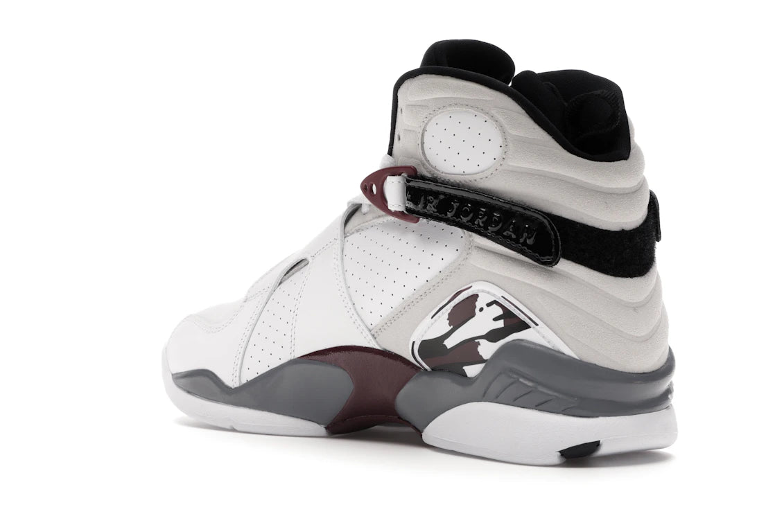 Jordan 8 Retro White Burgundy (Women's) - vue secondaire B