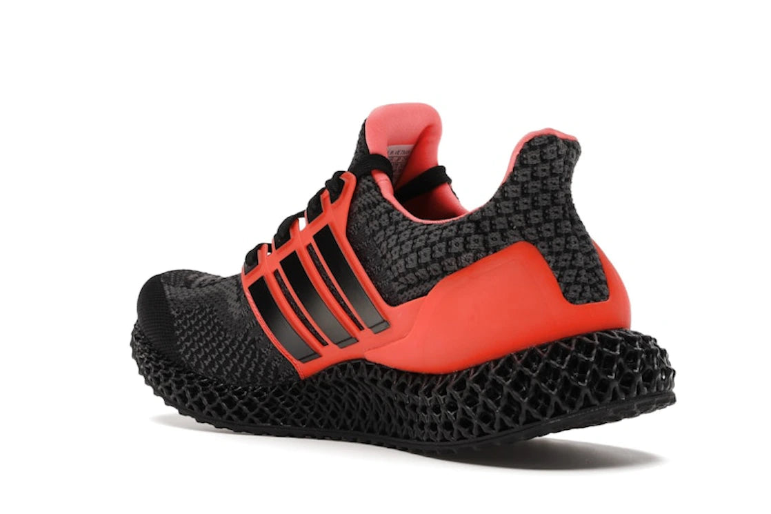 adidas Ultra 4D Core Black Solar Red - vue secondaire B
