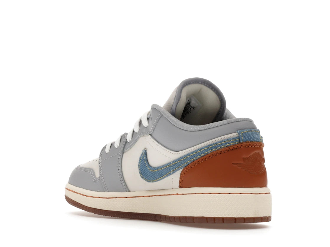 Jordan 1 Low SE Phantom Coconut Milk Amber Brown Light Armory Blue (GS) - vue secondaire B