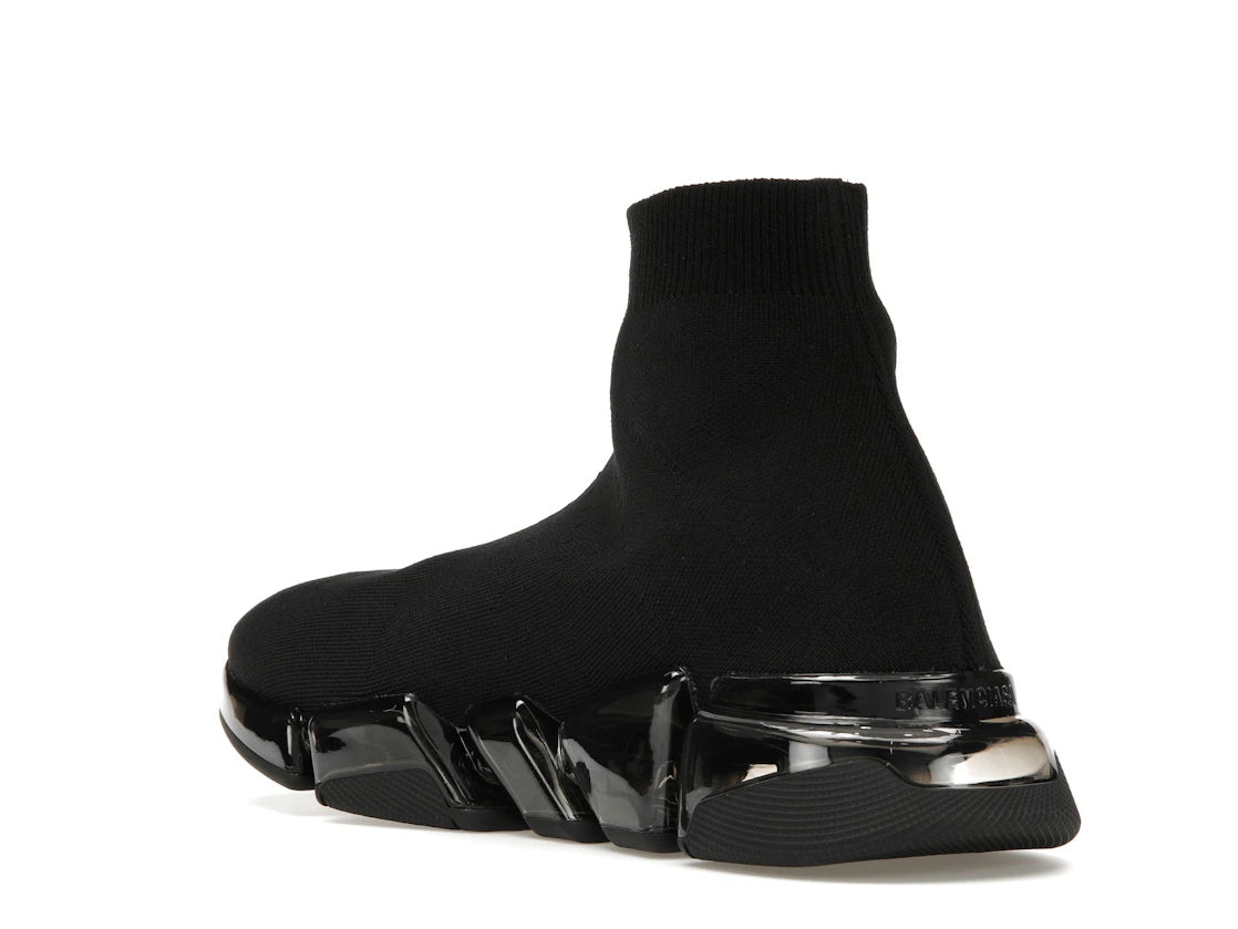 Balenciaga Speed 2.0 Clear Sole Black Beige - vue secondaire B