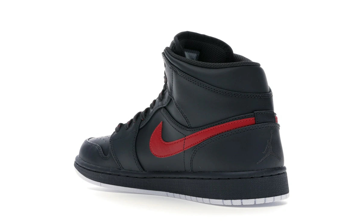 Jordan 1 Retro Mid Anthracite Gym Red - vue secondaire B