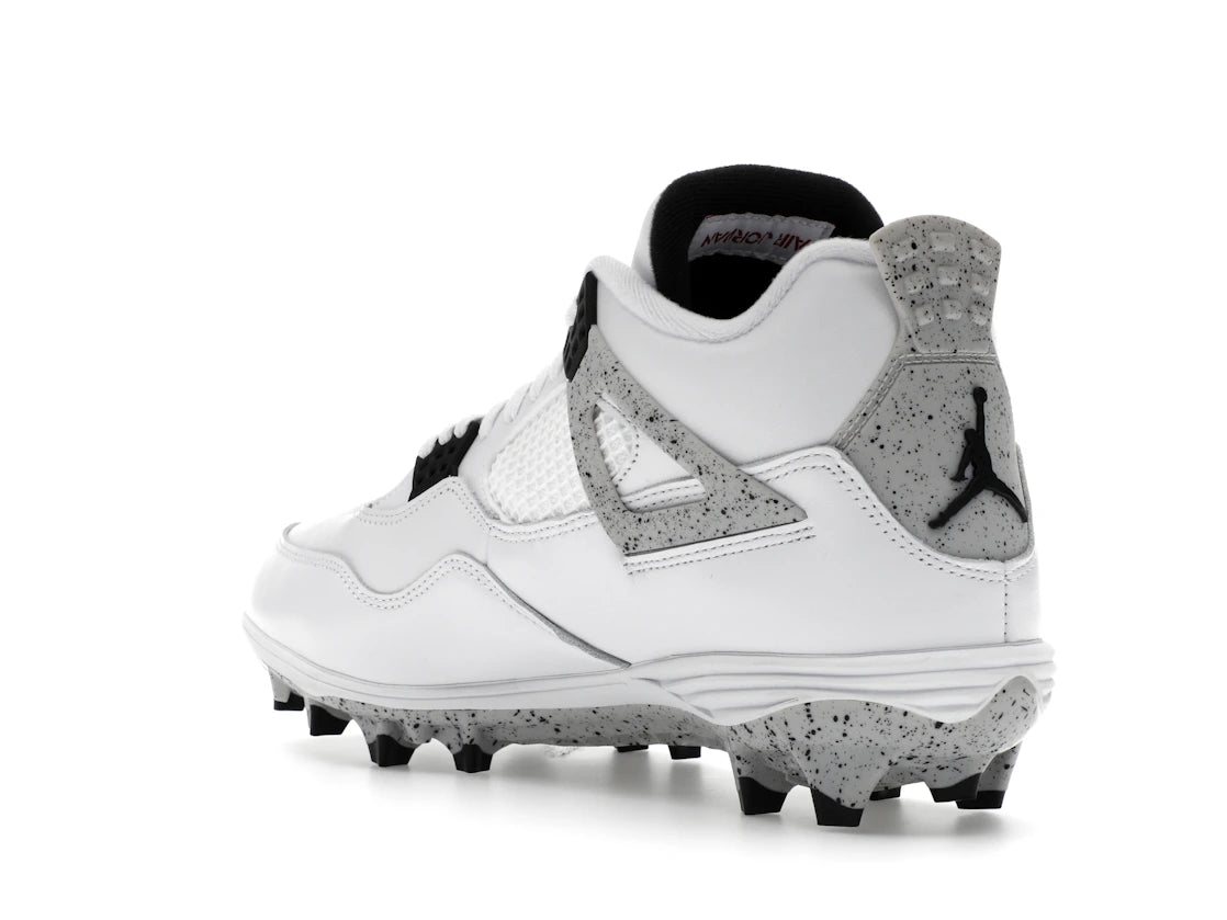 Jordan 4 Retro TD Cleat White Cement - vue secondaire B