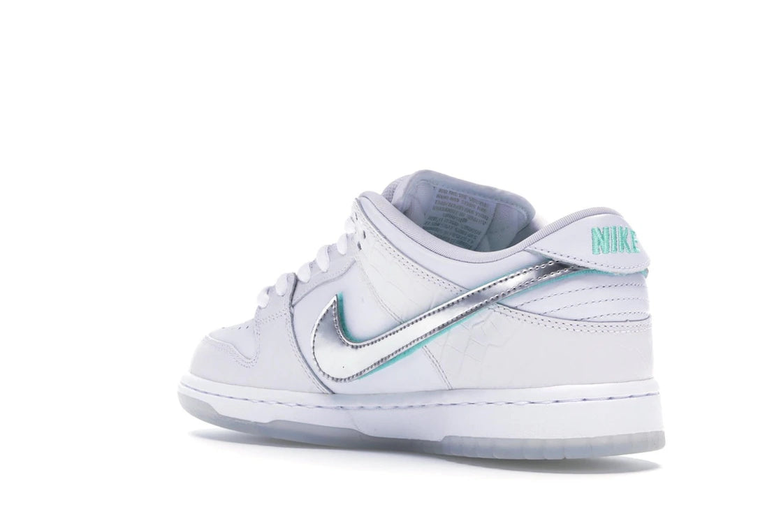 Nike SB Dunk Low Diamond Supply Co. White Diamond - vue secondaire B