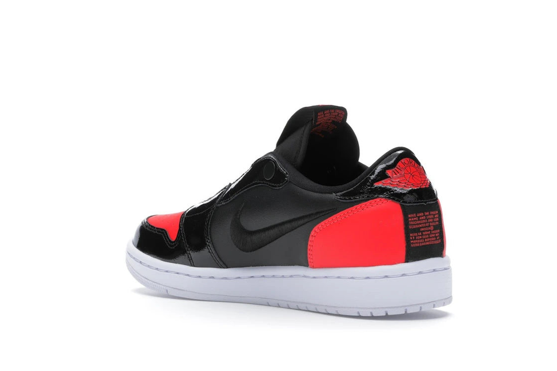 Jordan 1 Low Slip Black Hot Punch (Women's) - vue secondaire B