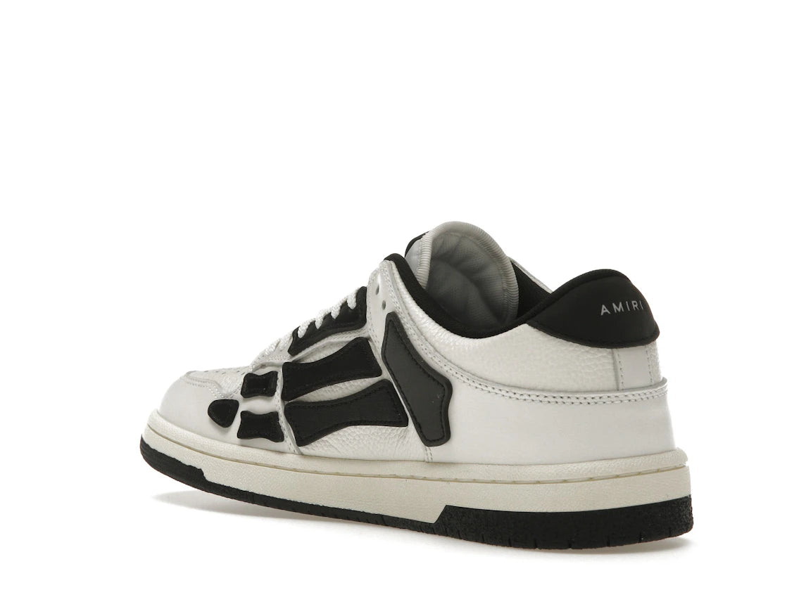 AMIRI Skel Top Low White Black White - vue secondaire B