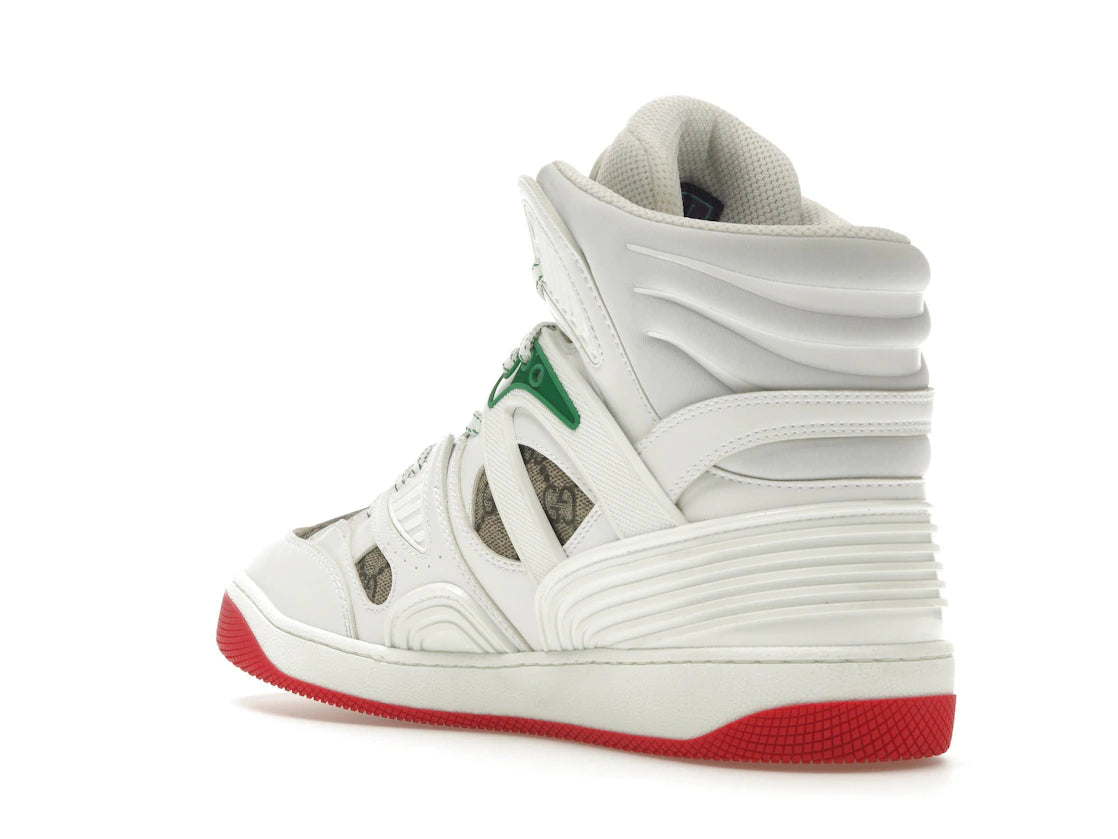 Gucci Basket White Demetra Red (Women's) - vue secondaire B