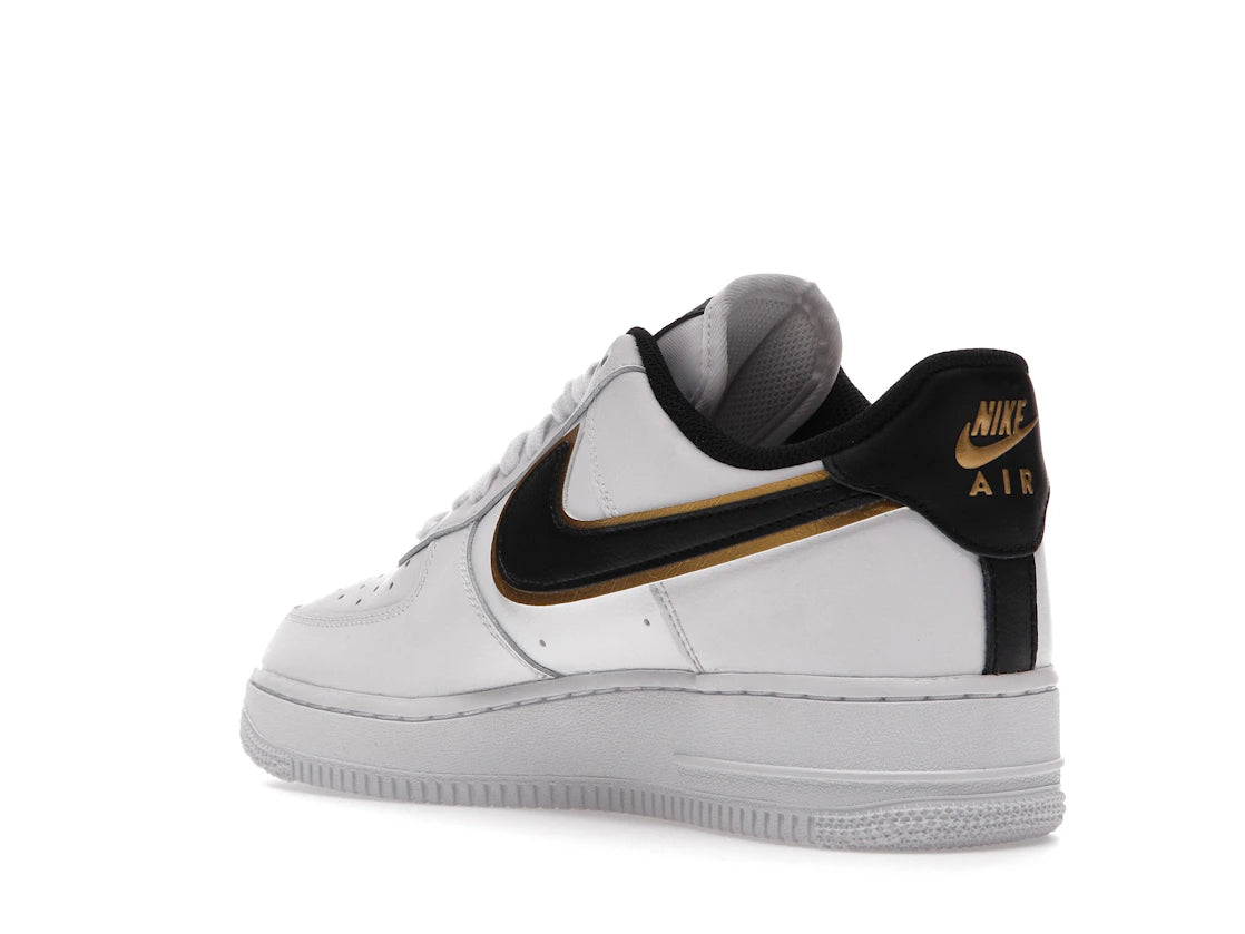 Nike Air Force 1 Low '07 LV8 Double Swoosh White Metallic Gold - vue secondaire B
