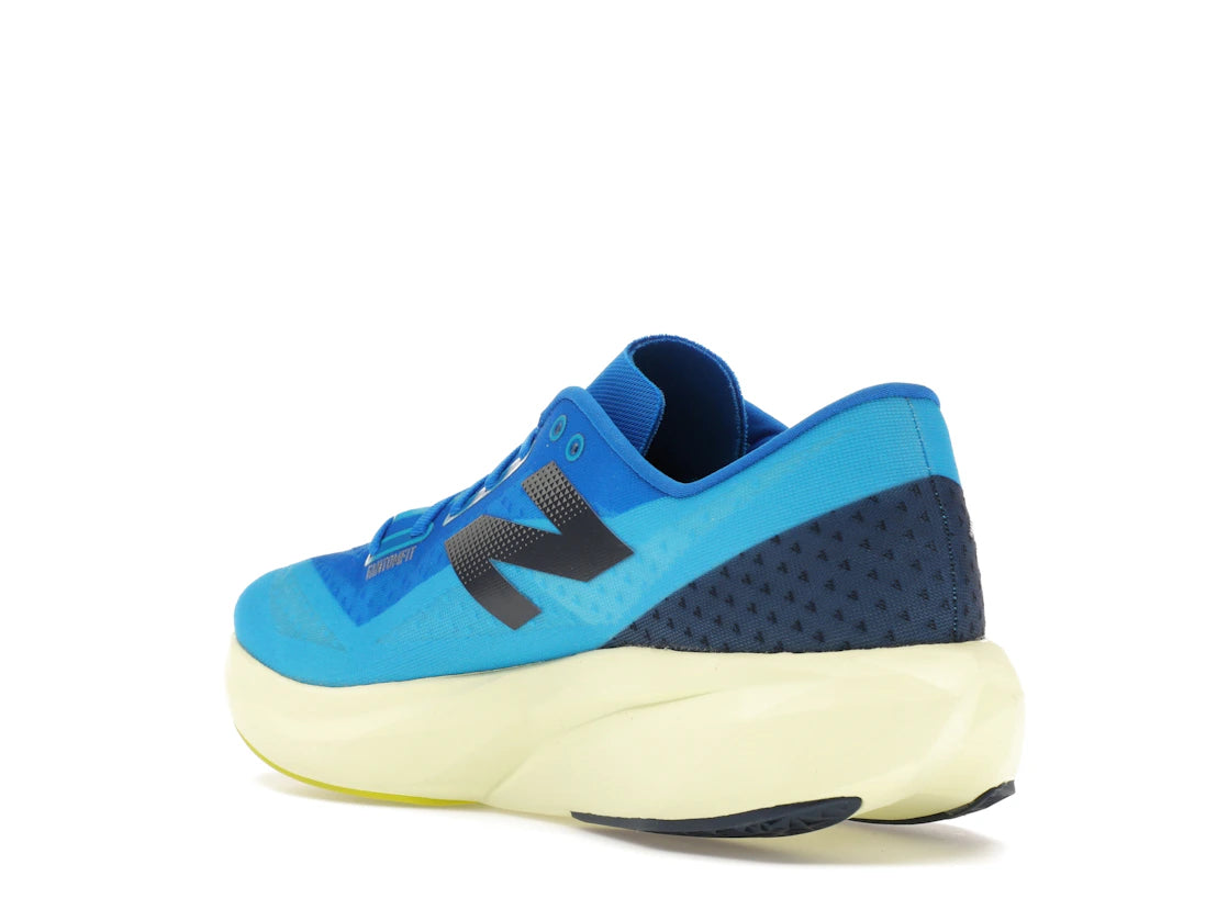 New Balance FuelCell Rebel v4 Spice Blue Limelight - vue secondaire B