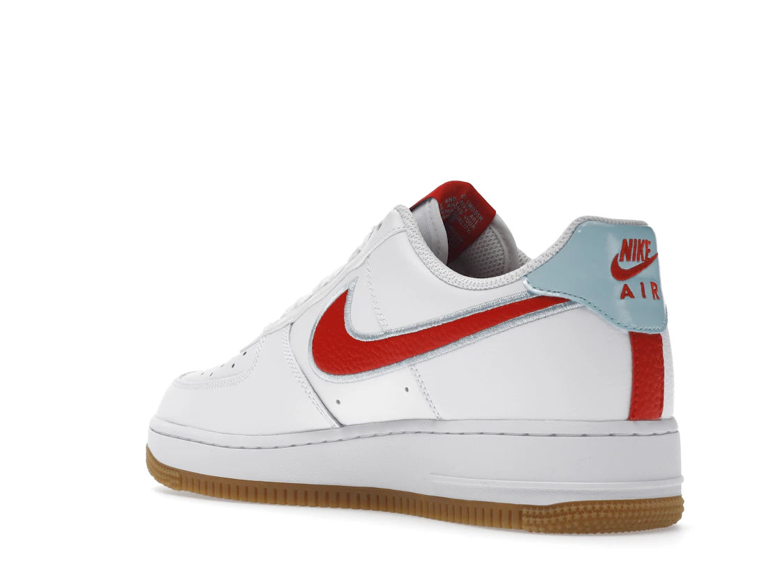 Nike Air Force 1 Low White Chile Red Glacier Ice - vue secondaire B