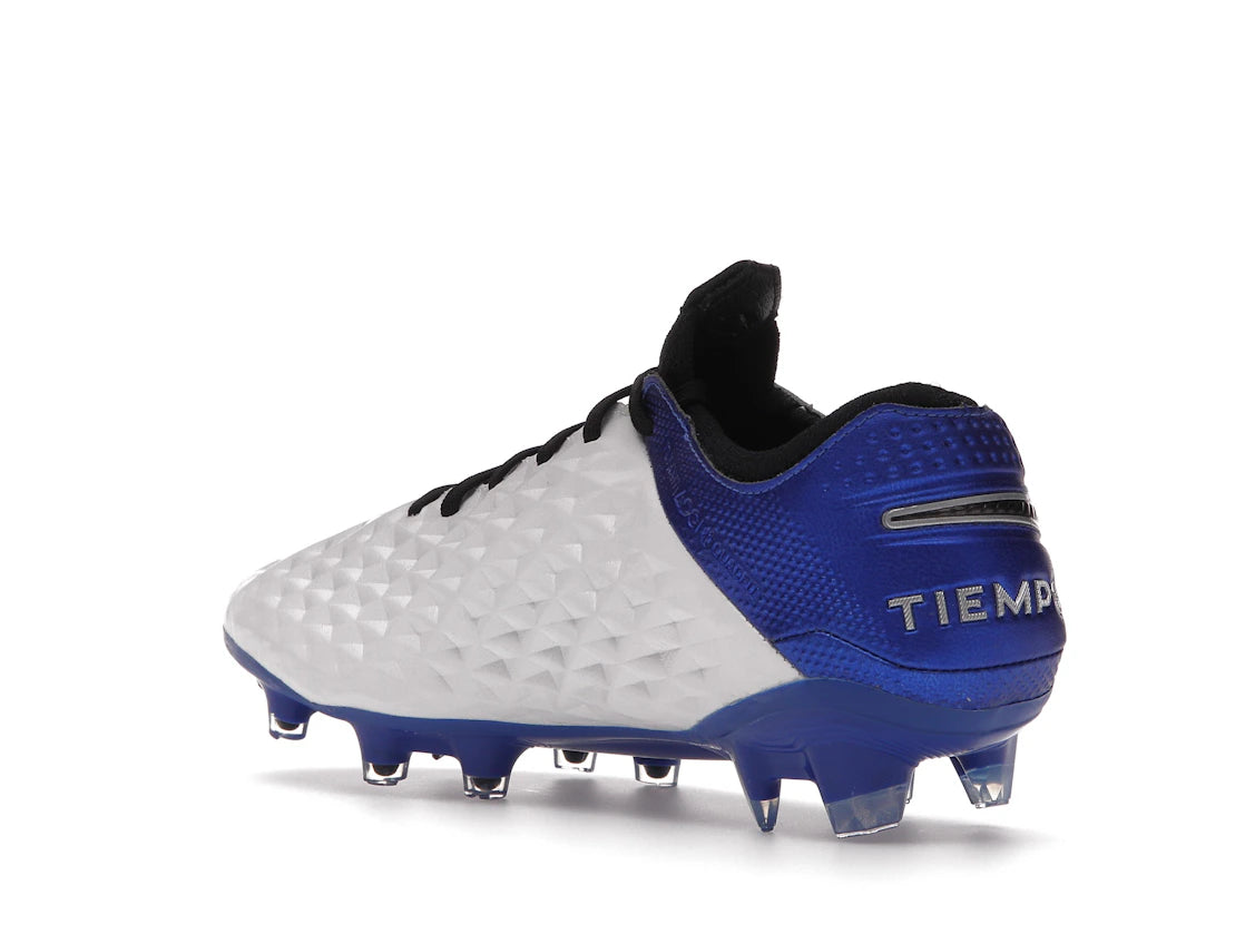 Nike Tiempo Legend 8 Elite FG White Hyper Royal - vue secondaire B