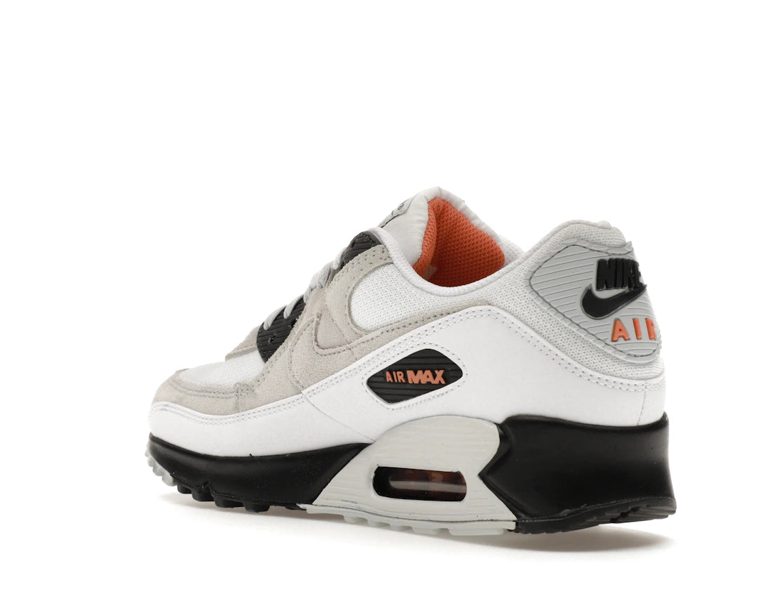 Nike Air Max 90 White Black Hot Curry - vue secondaire B