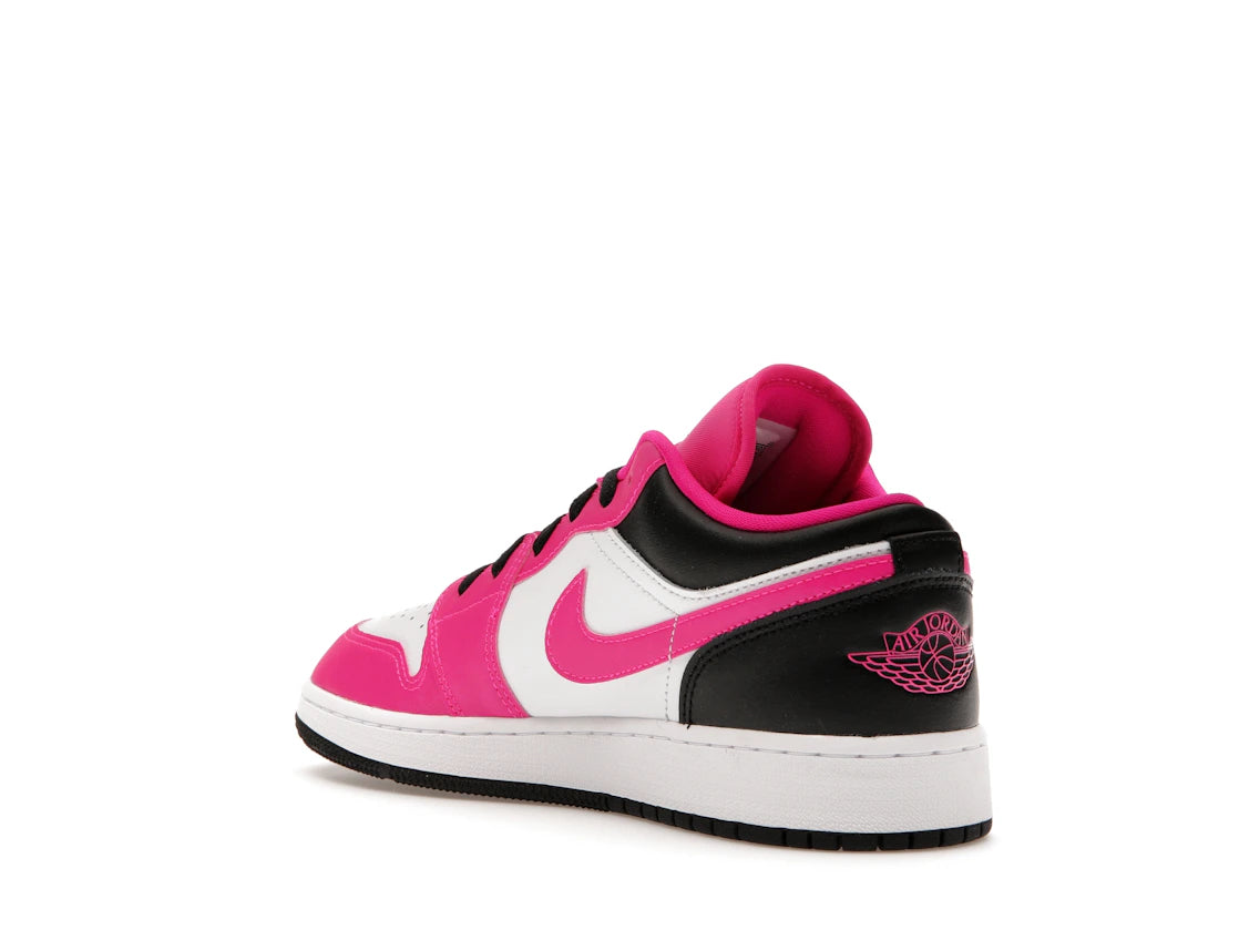 Jordan 1 Low Fierce Pink (GS) - vue secondaire B
