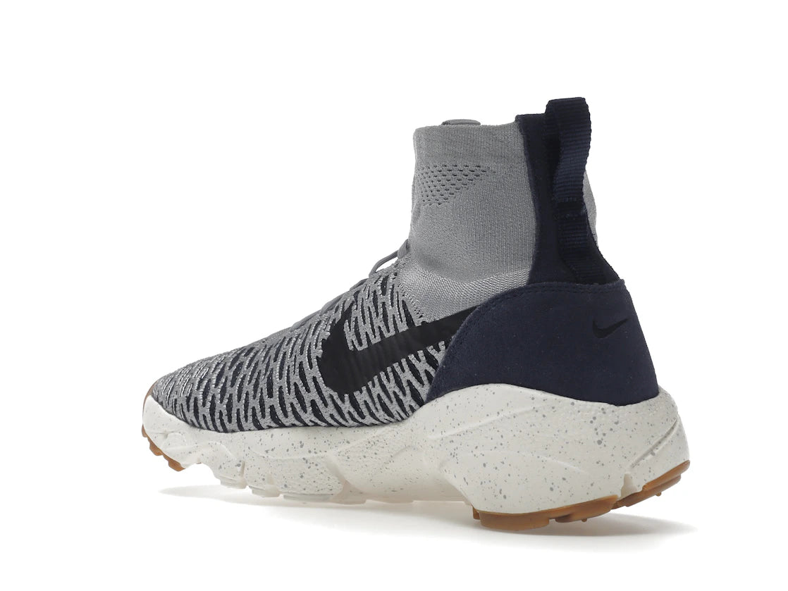 Nike Air Footscape Magista Flyknit Wolf Grey Dark Obsidian - vue secondaire B