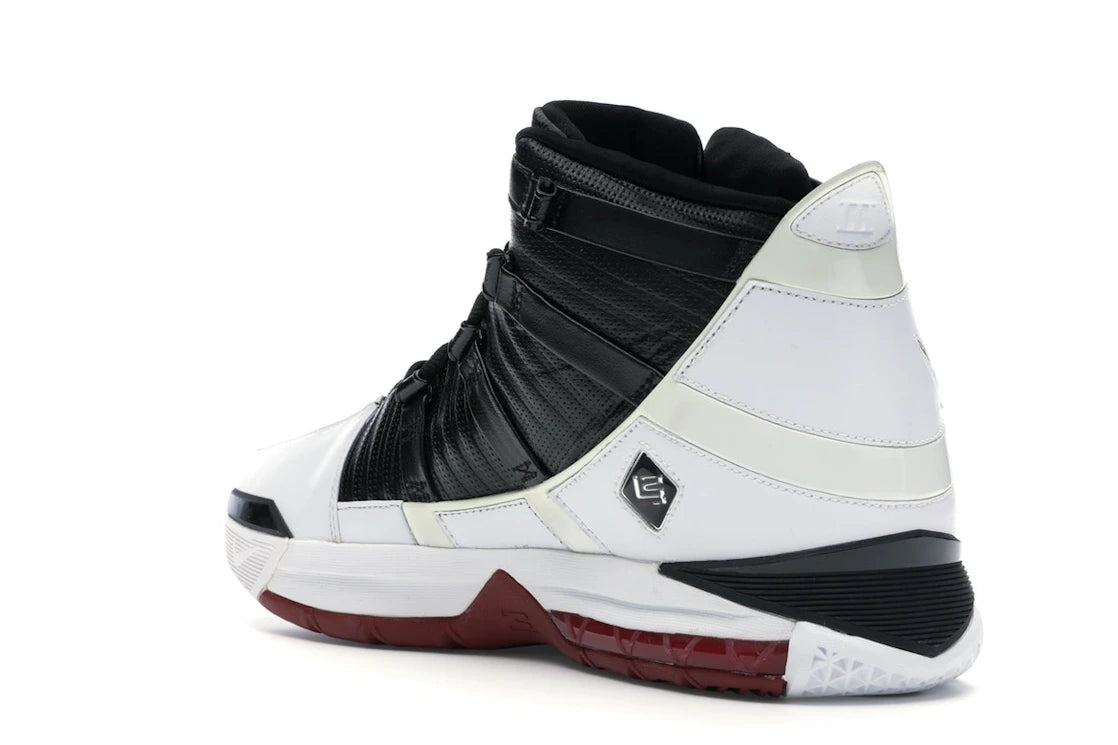Nike Zoom LeBron III White/Black-Varsity Crimson - vue secondaire B