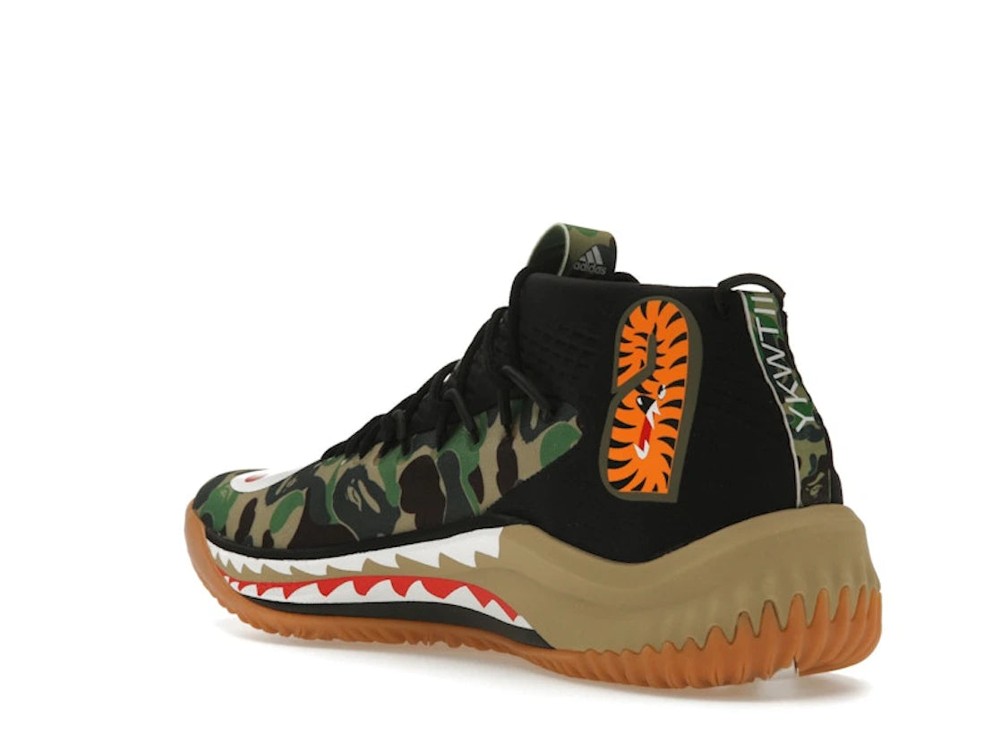 adidas Dame 4 A Bathing Ape Camo - vue secondaire B