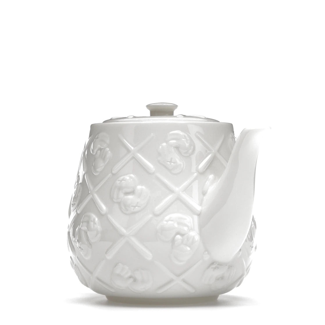 KAWS Ceramic Teapot White - vue secondaire B