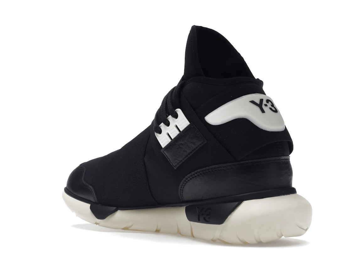 Y-3 Qasa High Schwarz Weiß - vue secondaire B