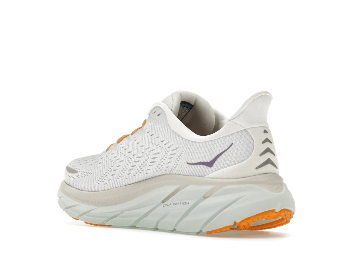 Hoka One One Clifton 8 Blanc De Blanc Purple Seafoam (Women's) - vue secondaire B