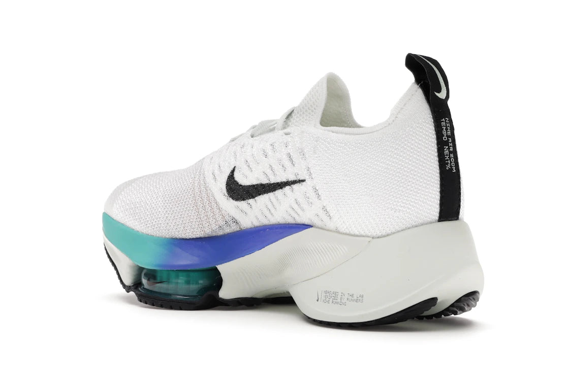 Nike Air Zoom Tempo Next% Flyknit White Hyper Violet Flash Crimson (Women's) - vue secondaire B