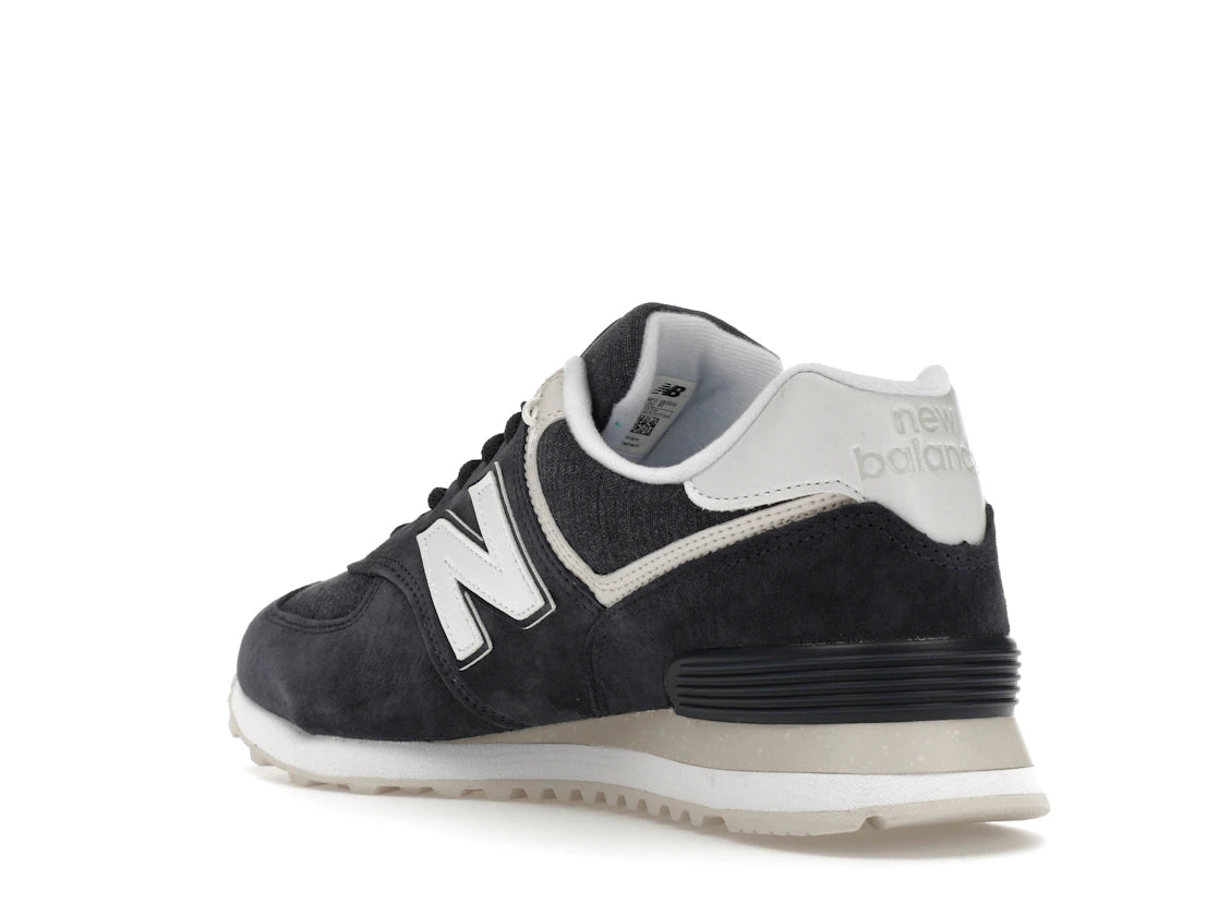 New Balance 574 Fleece Navy - vue secondaire B