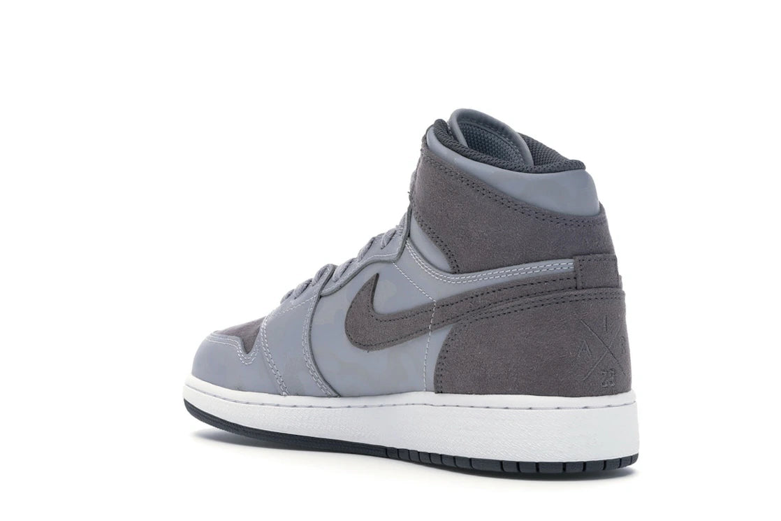 Jordan 1 Retro High Camo 3M Wolf Grey (GS) - vue secondaire B