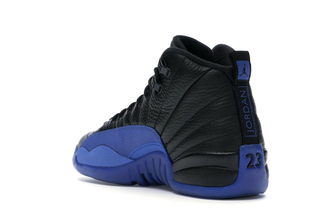 Jordan 12 Retro Black Game Royal (GS) - vue secondaire B