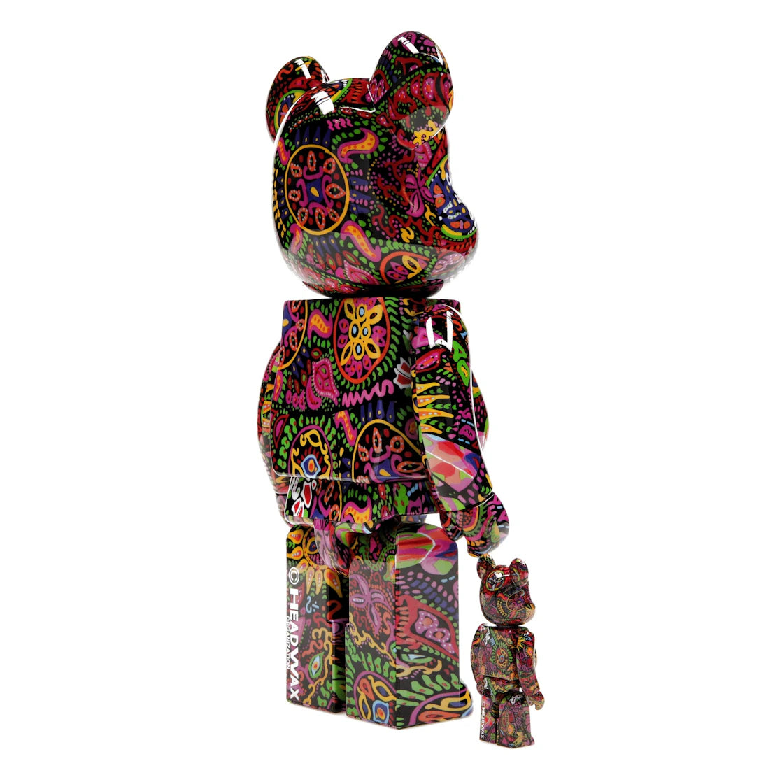 Bearbrick Psychedelic Paisley 100% & 400% Set - vue secondaire B