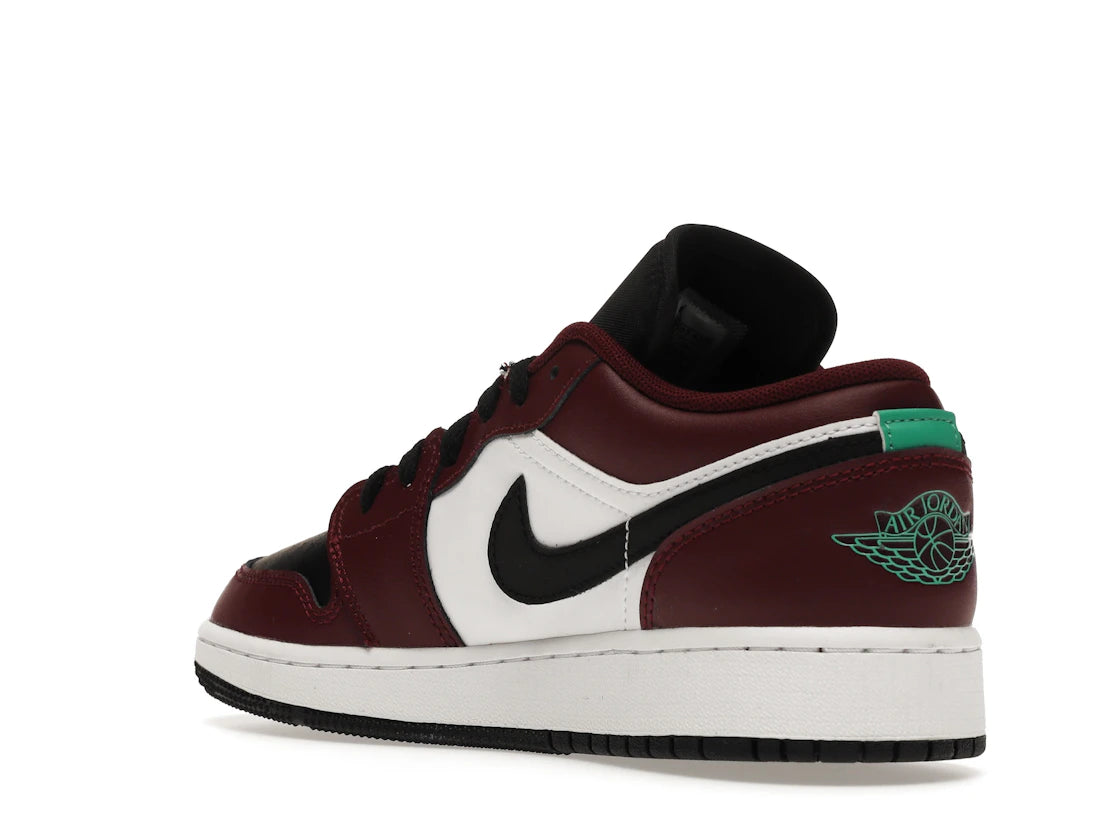 Jordan 1 Low SE Dark Beetroot Roma Green (GS) - vue secondaire B