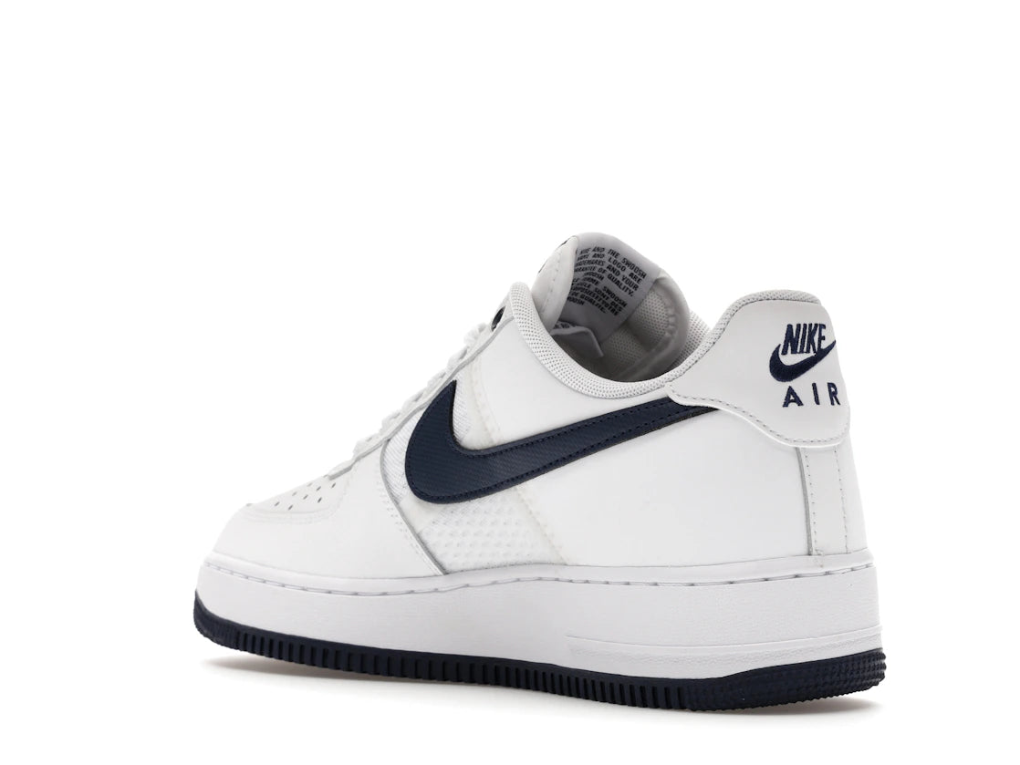Nike Air Force 1 Low '07 LV8 SE Mesh Tape White Midnight Navy - vue secondaire B